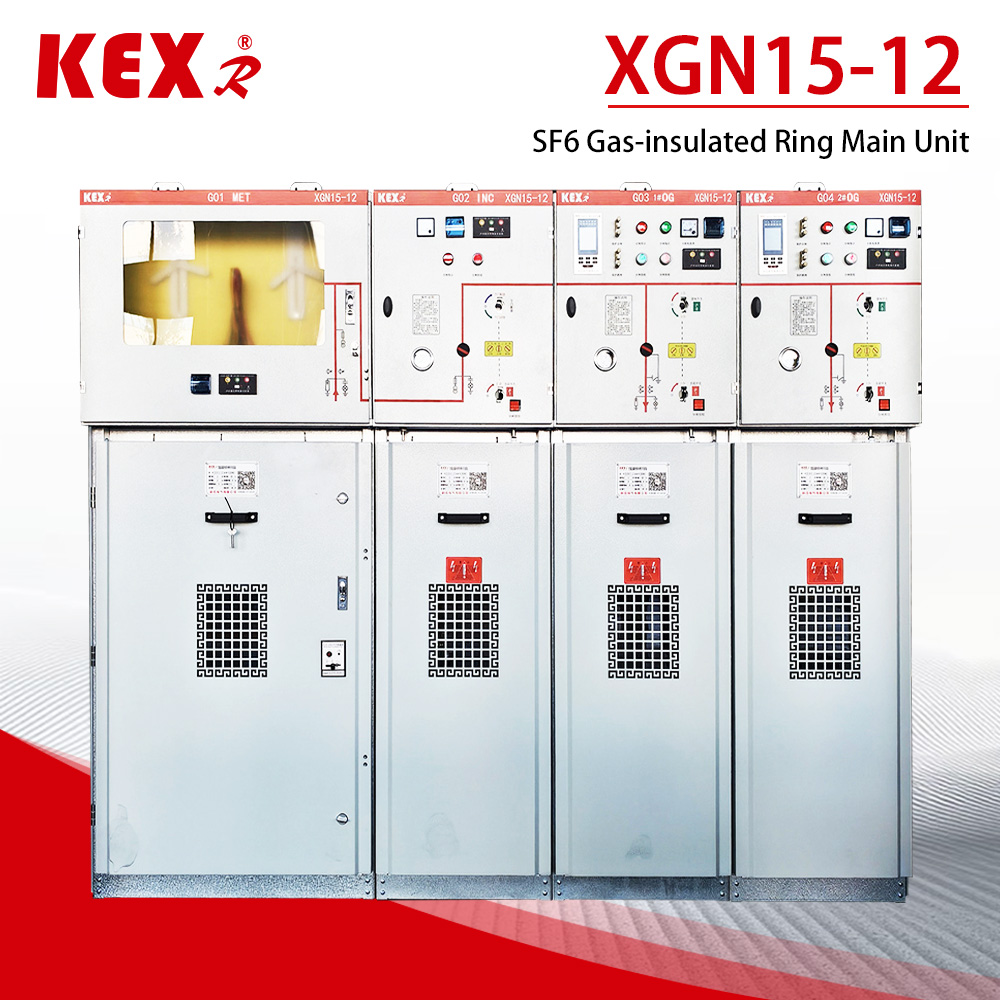 50 készlet XGN15-12 SF6 gyűrűs főegységszekrény tömeggyártásban